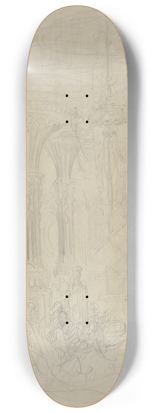 Gustave Dor - Cleopatra 8.25 inch art skate deck