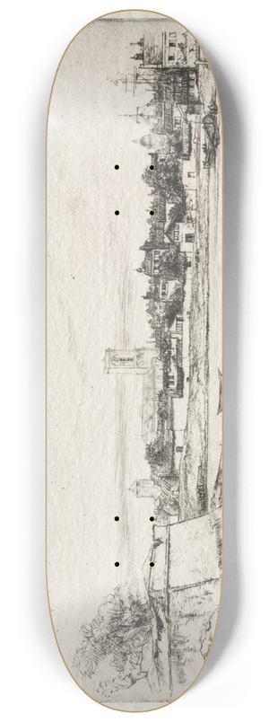 Gustave Leheutre - Le Petit St. Eloi, La Rochelle 8.25 inch art skate deck