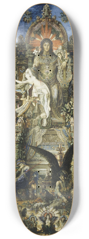 Gustave Moreau - Jupiter and Semele 8.25 inch art skate deck