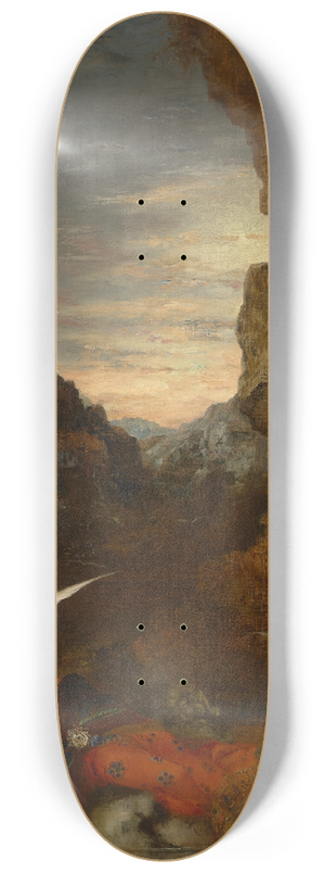 Gustave Moreau - La mort de Sapho 8.25 inch art skate deck