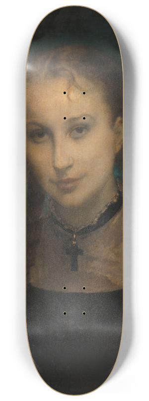 Gustave Ricard - Portrait de la comtesse de Monfort 8.25 inch art skate deck