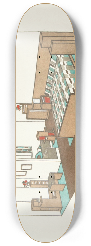 G. champion - Chambre 8.25 inch art skate deck