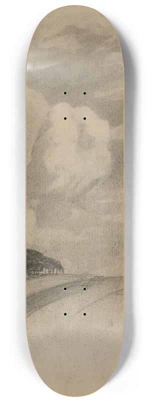 Gustav Kampmann - Landschaftsstudie 8.25 inch art skate deck