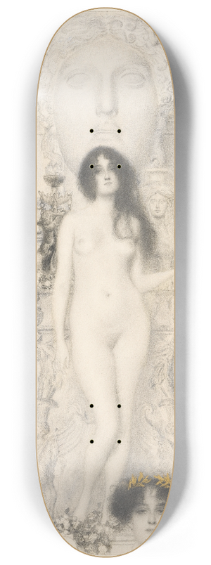 Gustav Klimt - Sculptur 8.25 inch art skate deck