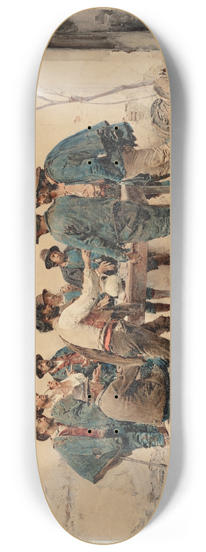 Gustavo Simoni - Morraspieler 8.25 inch art skate deck