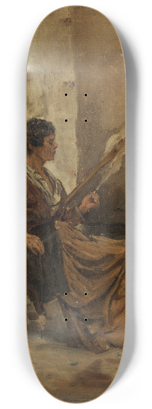Gustav Schnleber - Spinnerin in Chioggia 8.25 inch art skate deck
