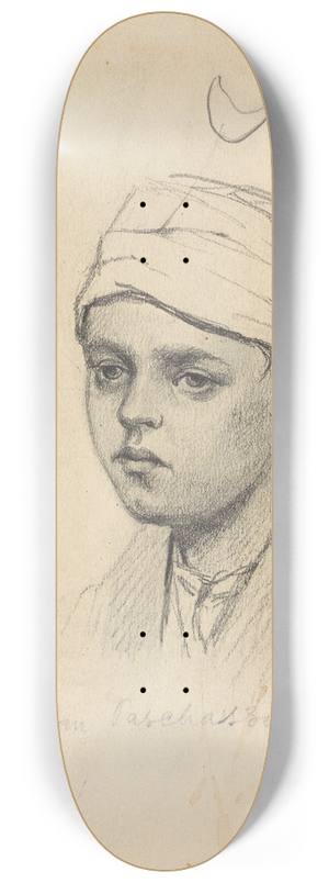 Gustav Wentzel - The Son of Osman Pascha 8.25 inch art skate deck