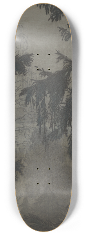 Gza Marti - Trees atHvittrask 8.25 inch art skate deck