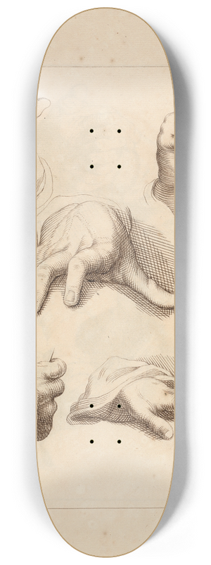 Hamlet Winstanley - Sketches of Hands 8.25 inch art skate deck