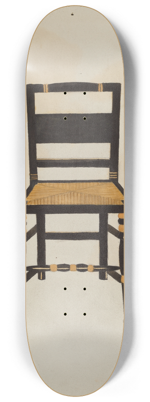 Genevieve Sherlock - Hitchcock Chair 8.25 inch art skate deck