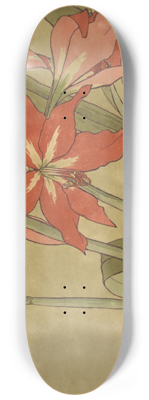 Hannah Borger Overbeck - Amaryllis 8.25 inch art skate deck