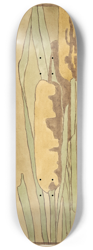 Hannah Borger Overbeck - Cattail 8.25 inch art skate deck
