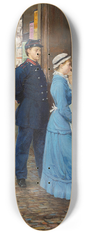 Hans Andersen Brendekilde - Frste November 8.25 inch art skate deck