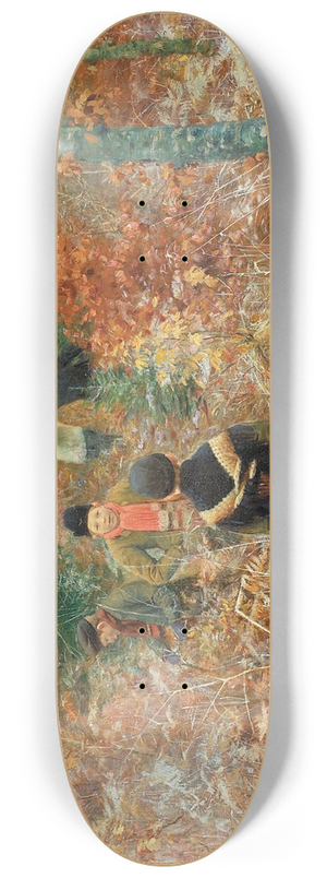 Hans Andersen Brendekilde - Juletrsfldning 8.25 inch art skate deck