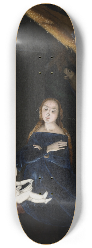 Hans Baldung - The Nativity 8.25 inch art skate deck