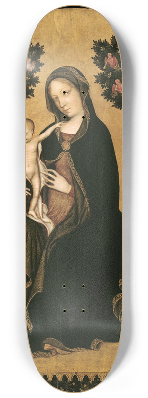 Gentile da Fabriano - Mary Enthroned with the Child, Saints and a Donor 8.25 inch art skate deck Gentile da Fabriano - Mary Enthroned with the Child, Saints and a Donor 8.25 inch art skate deck