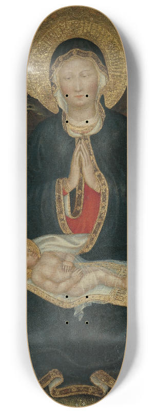 Gentile da Fabriano - Nativity 8.25 inch art skate deck Gentile da Fabriano - Nativity 8.25 inch art skate deck
