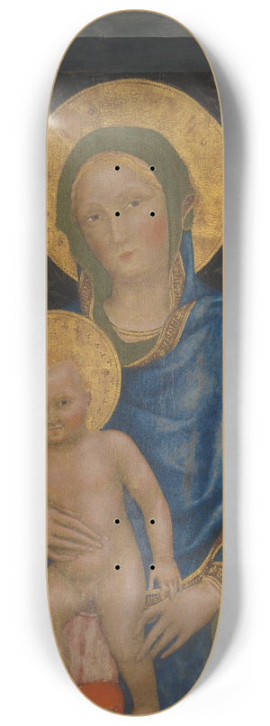 Gentile da Fabriano - Virgin andChild 8.25 inch art skate deck Gentile da Fabriano - Virgin andChild 8.25 inch art skate deck