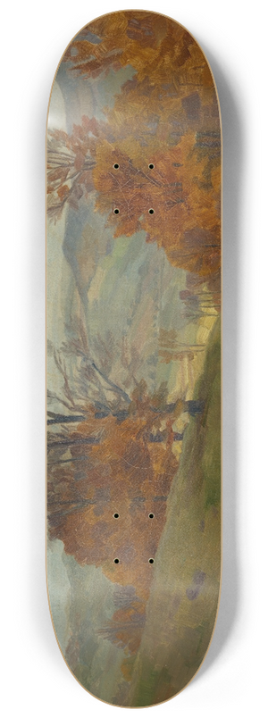 Hans Brunner - Herbstlandschaft 8.25 inch art skate deck