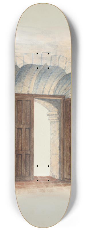 Geoffrey Holt and Harry Mann Waddell - Reconstruction of Interior 8.25 inch art skate deck
