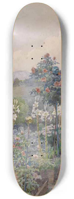 Hans Gtzinger - Bauerngarten 8.25 inch art skate deck