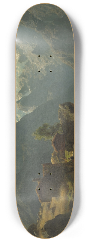 Hans Gude - Balestrand 8.25 inch art skate deck