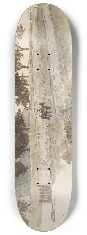 Hans Gude - Fra Corrie, Arran 8.25 inch art skate deck
