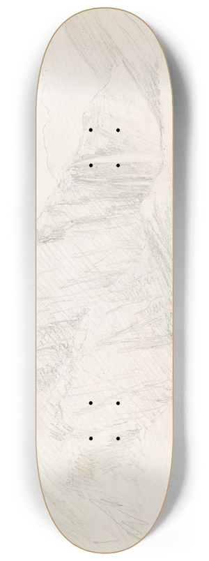 Hans Gude - Fra Feigom 8.25 inch art skate deck