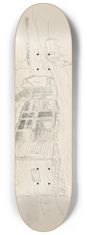 Hans Gude - Grd, Gudbrandsdalen 8.25 inch art skate deck