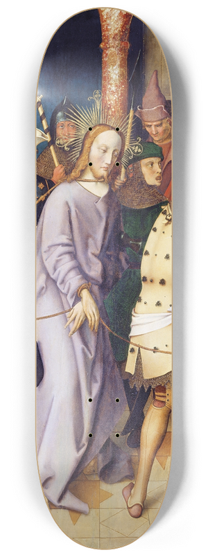 Hans Holbein The Elder - Christ before Pontius Pilate 8.25 inch art skate deck