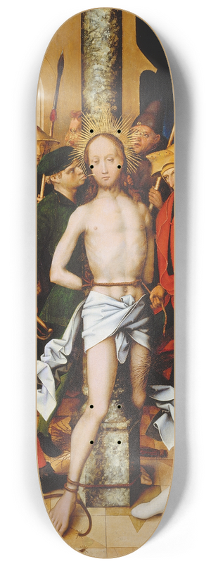 Hans Holbein The Elder - Flagellation 8.25 inch art skate deck