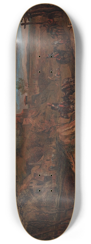 Hans Johann Baptist Graf - Herbstlandschaft 8.25 inch art skate deck