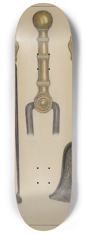 Hans Korsch - Fireplace Set 8.25 inch art skate deck