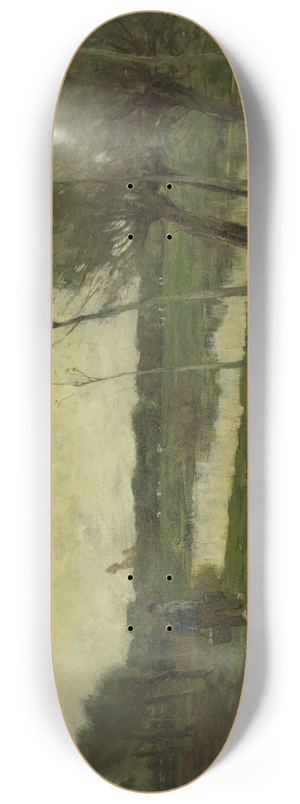Geo Poggenbeek - Landschap met een vaart 8.25 inch art skate deck