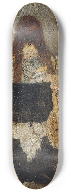 Hans Makart - Lady At The Spinet 8.25 inch art skate deck