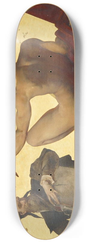 Hans Makart - Michelangelo Buonarroti 8.25 inch art skate deck