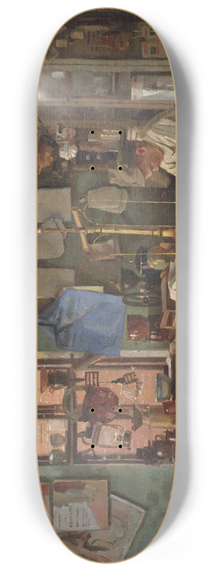 Hans Smidth - A Country Grocer 8.25 inch art skate deck