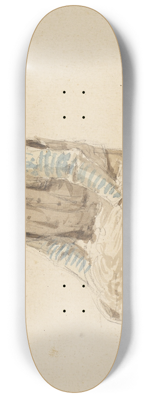 Hans Smidth - Fisker, der brer en bakke 8.25 inch art skate deck