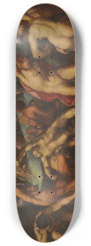 Hans Speckaert - Moses Raising the Brazen Serpent 8.25 inch art skate deck