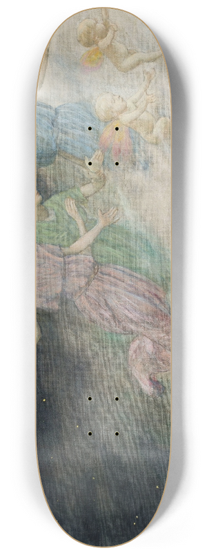 Hans Thoma - Angels  Annunciation 8.25 inch art skate deck