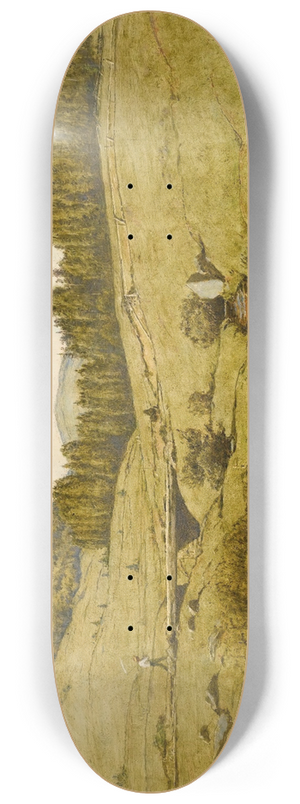 Hans Thoma - Black Forest Landscape 8.25 inch art skate deck
