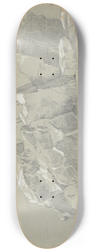 Hans Thoma - Brunhildisfelsen 8.25 inch art skate deck