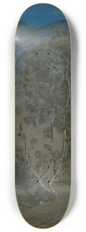 Hans Thoma - Die Birke 8.25 inch art skate deck
