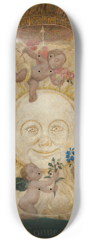 Hans Thoma - Die Sonne 8.25 inch art skate deck