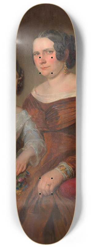 Georg Decker - Frau und Tochter des Polizeioffiziers Josef Moser 8.25 inch art skate deck