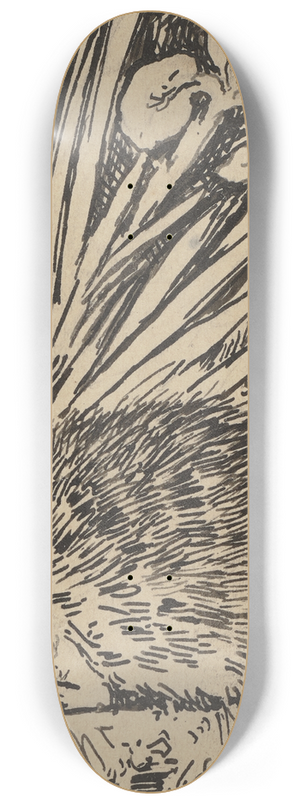Hans Thoma - Igel 8.25 inch art skate deck