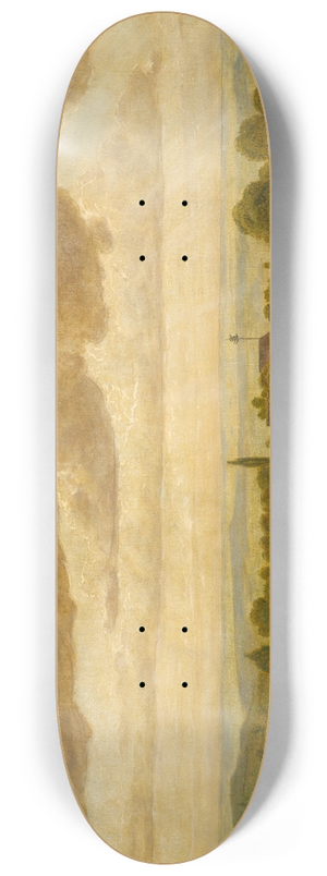 Hans Thoma - Landscape 8.25 inch art skate deck