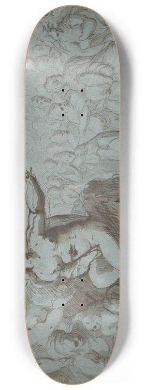 Hans von Aachen - MythologicalScene 8.25 inch art skate deck