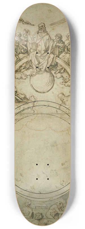 Hans von Kulmbach - The Last Judgement 8.25 inch art skate deck