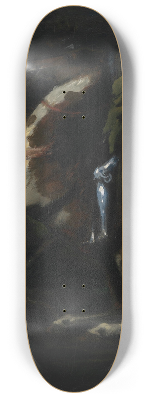 Hans Von Mares - The Three Horsemen II; St. George 8.25 inch art skate deck